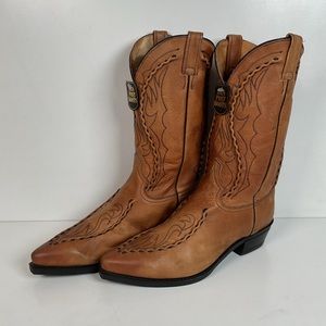 Dan Post Buck Lace Cowboy Work Boots 12 EW Albany Oil Resistant